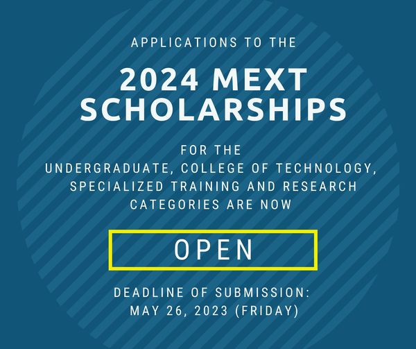 2024 MEXT Scholarships BSUIRO