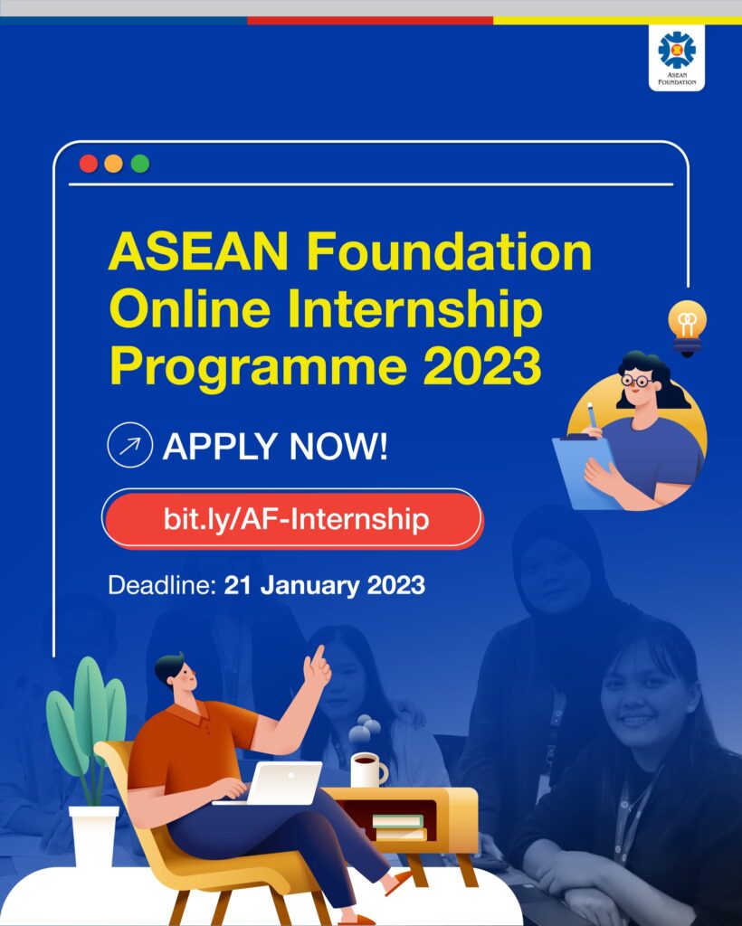 ASEAN Foundation Online Internship Programme 2023
