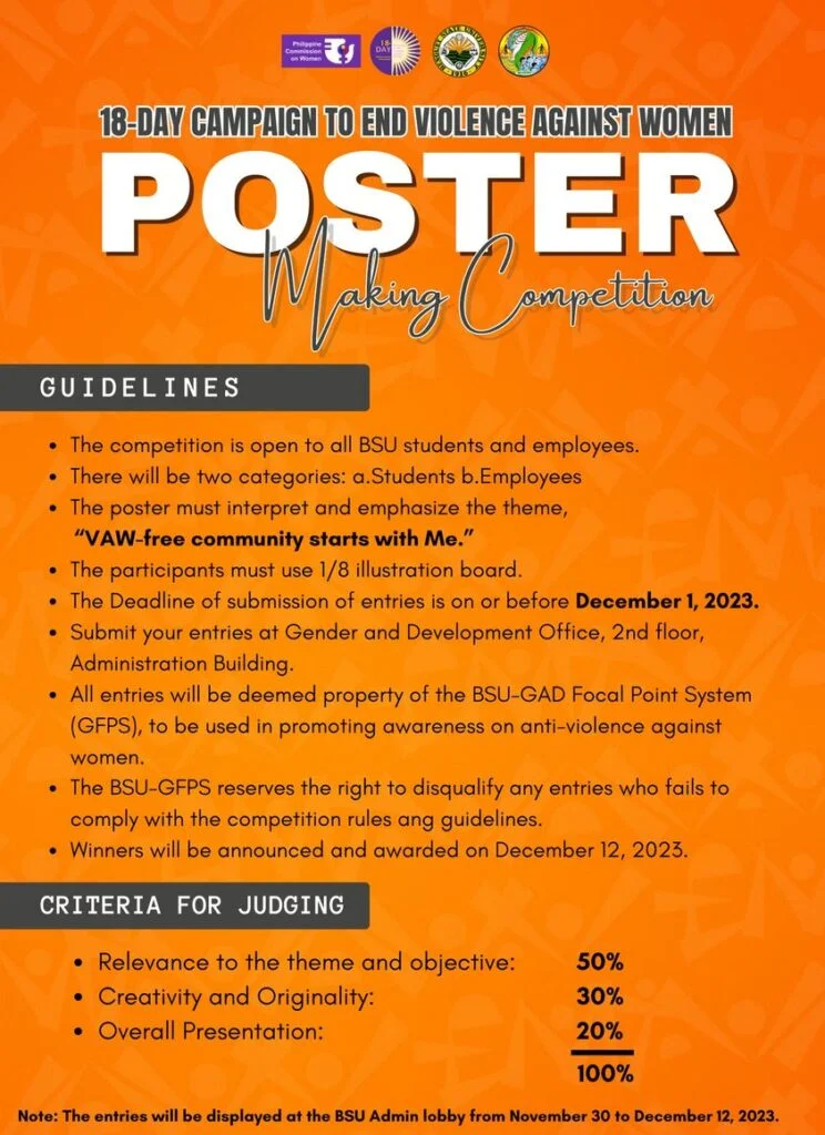 POSTER MAKING CONTEST