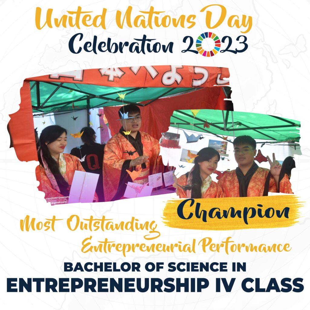 News and Events 214 CONGRATULATIONS to the winners of the UN Day Celebration 2023!