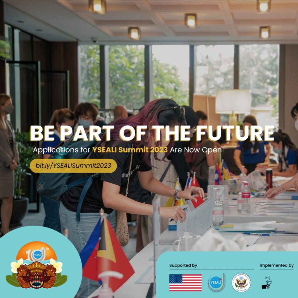 Join the YSEALI Summit 2023 in Bali!