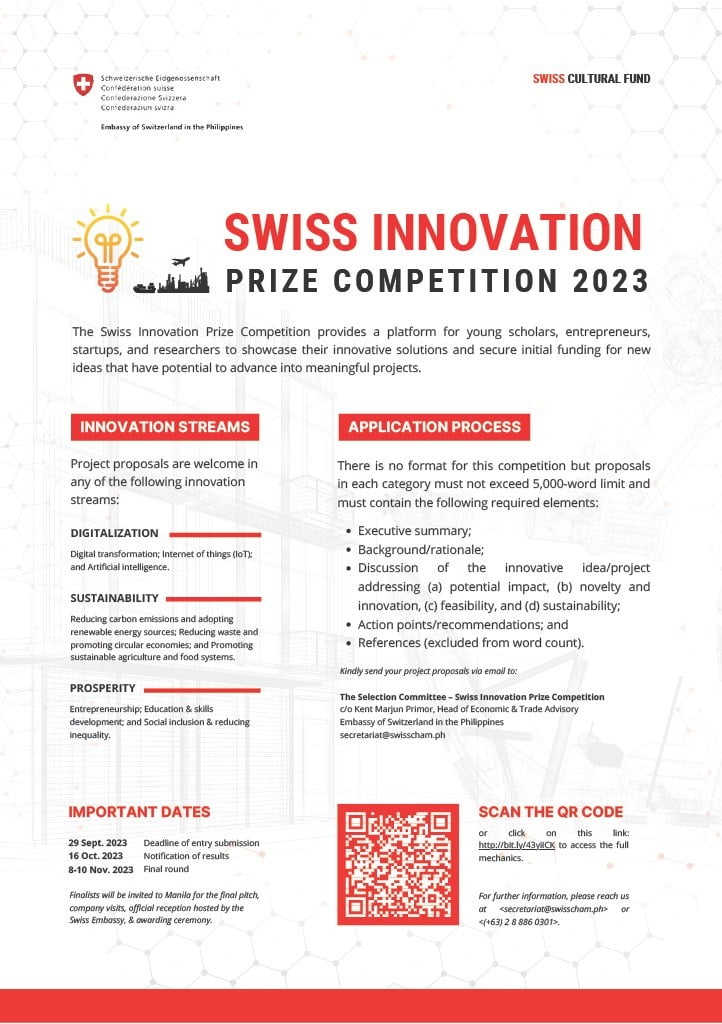 Innovate for Impact: Enter the Swiss Innovative Prize Competition 2023!