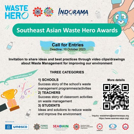 Join the Southeast Asian Waste Hero Awards Now!