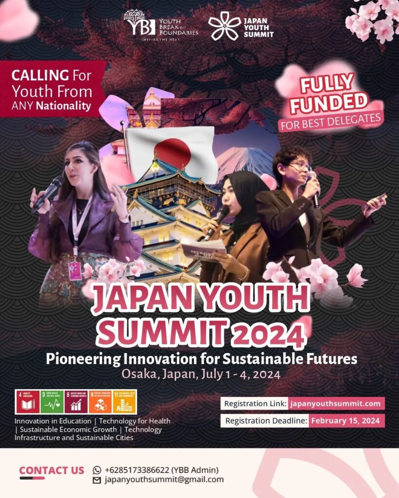 Apply Now for Fully Funded Japan Youth Summit 2024 in Osaka!