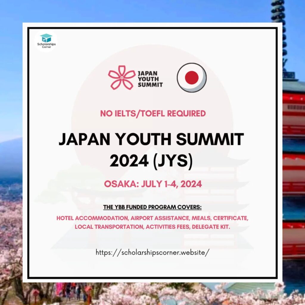 Apply Now: Japan Youth Summit 2024 in Osaka!