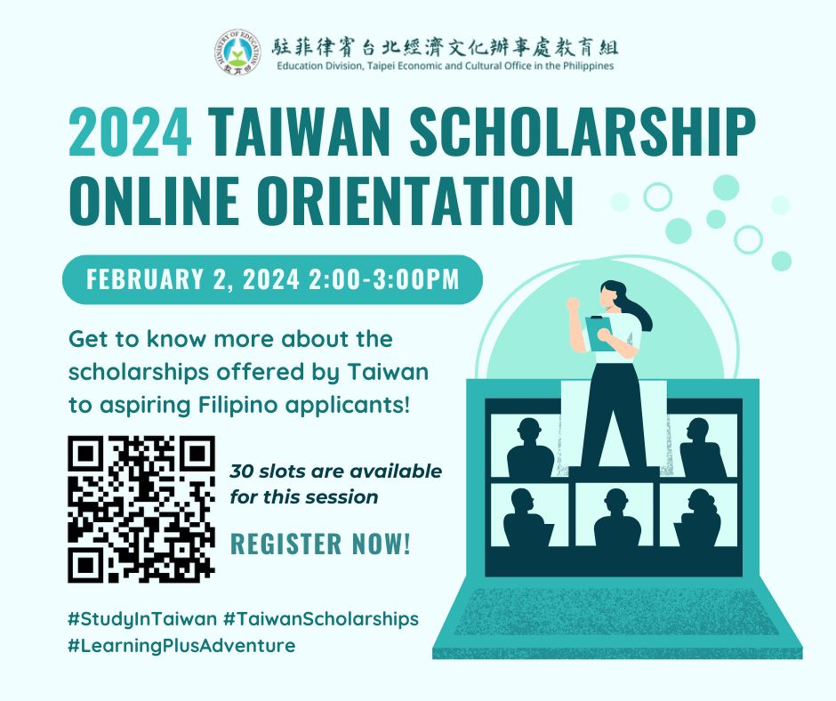 2024 Taiwan Scholarship Online Orientation! Stay Tuned for Future Sessions!