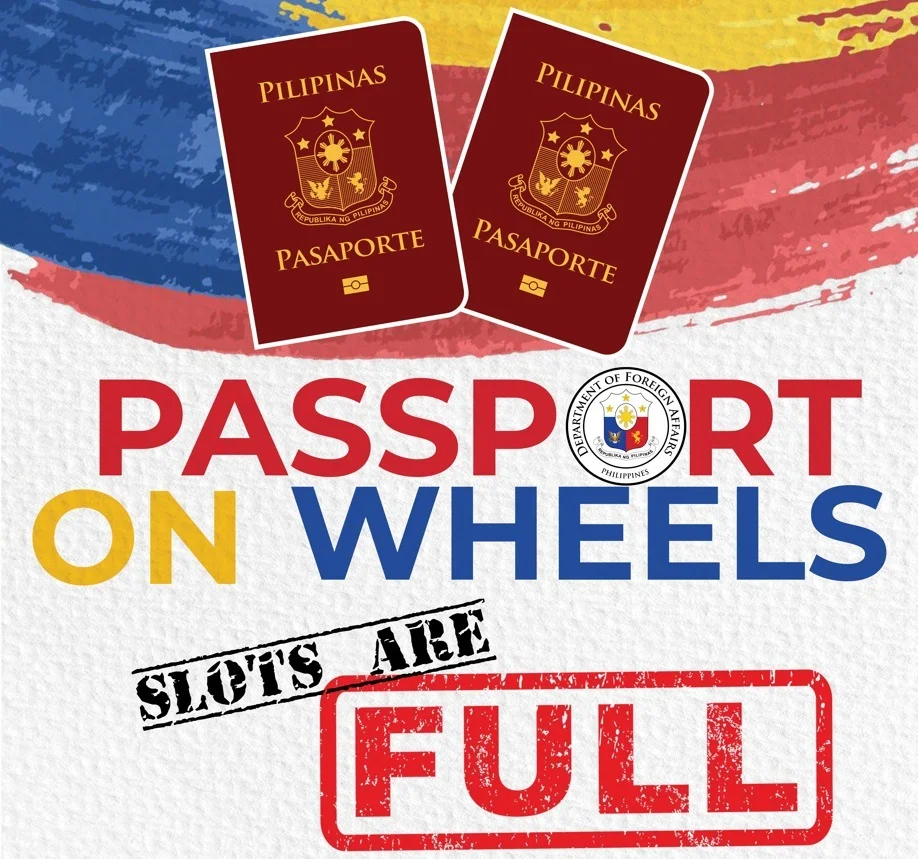 Passport on Wheels Update! Slots are now FULL!