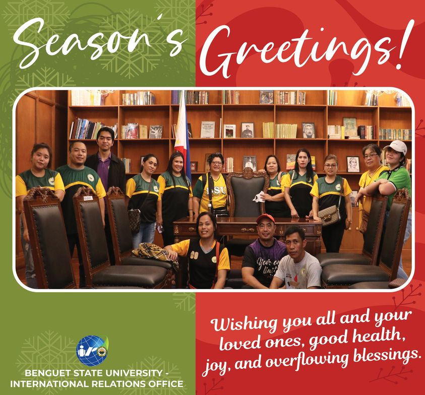 News and Events 260 Season’s Greetings from the International Relations Office!