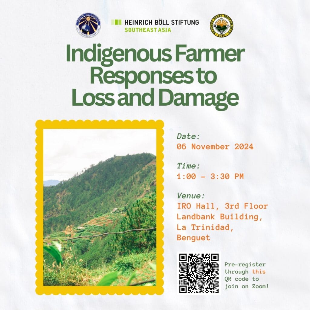 News and Events 153 Join Us for ‘Indigenous Farmer Responses to Loss and Damage’ at Benguet State University! 🌱