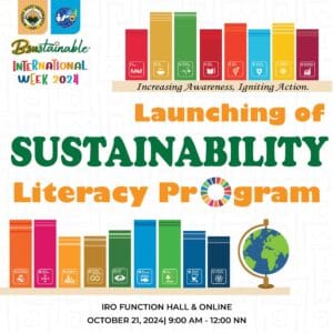 Sustainable Development Goals 178 Launching of the Sustainability Literacy Program