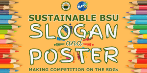 Sustainable Development Goals 179 BSU International Week 2024: Slogan and Poster Making on the SDGs