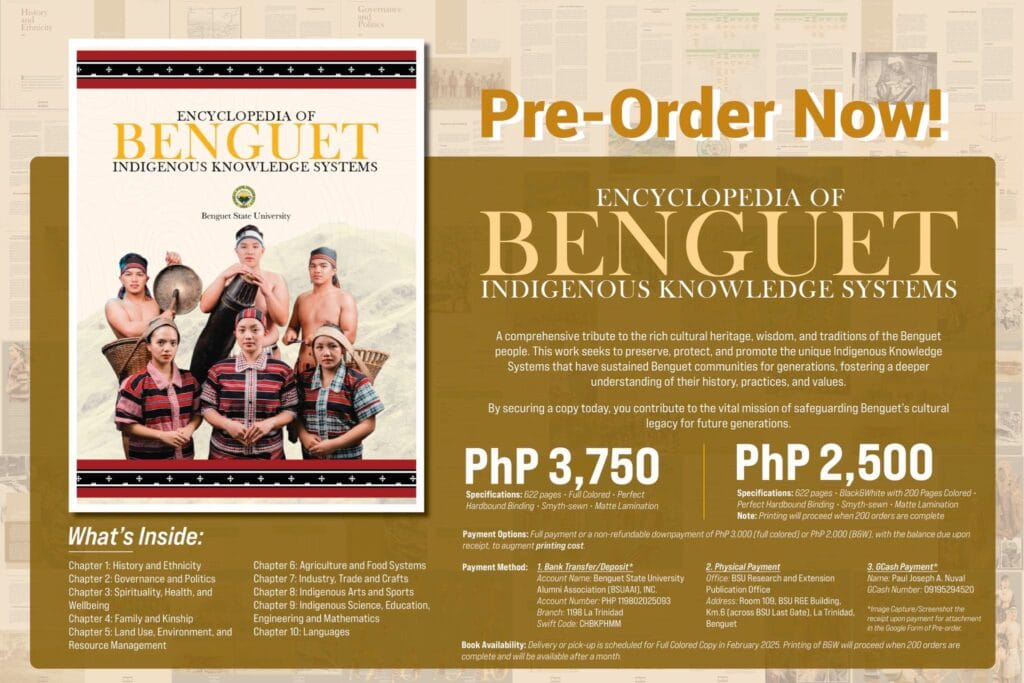News and Events 137 Encyclopedia of Benguet Indigenous Knowledge Systems – Pre-Order Now!