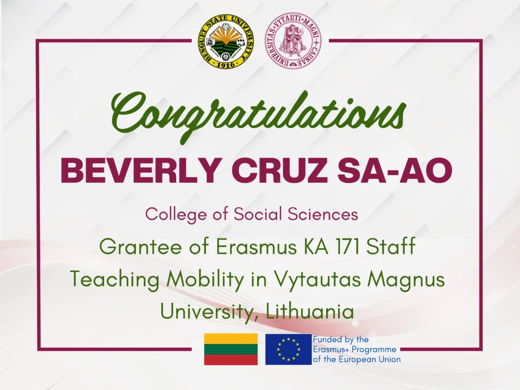 Erasmus KA 171 Staff Teaching Mobility in Vytautas Magnus University, Lithuania Results!