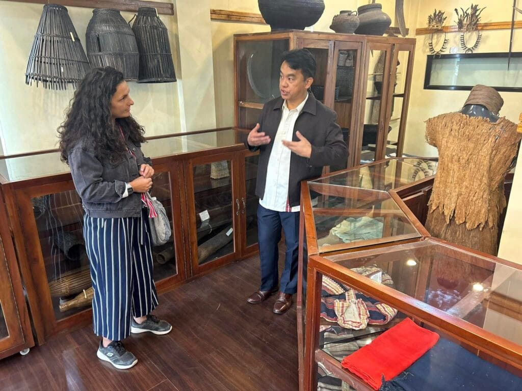 Erika Martinez Gonzalez, a staff member from the Faculty of Nursing at the University of Huelva, Spain, Explores Benguet’s Rich History and Culture During Visit to Benguet Museum