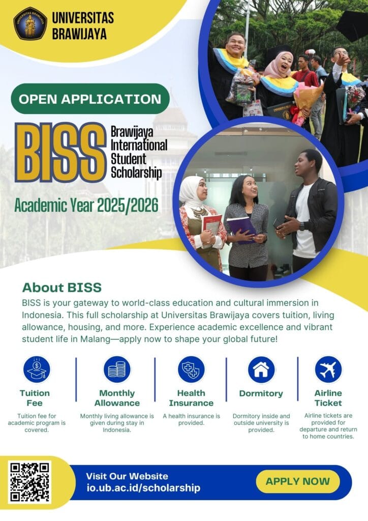Open Application for Brawijaya International Student Scholarship (BISS)