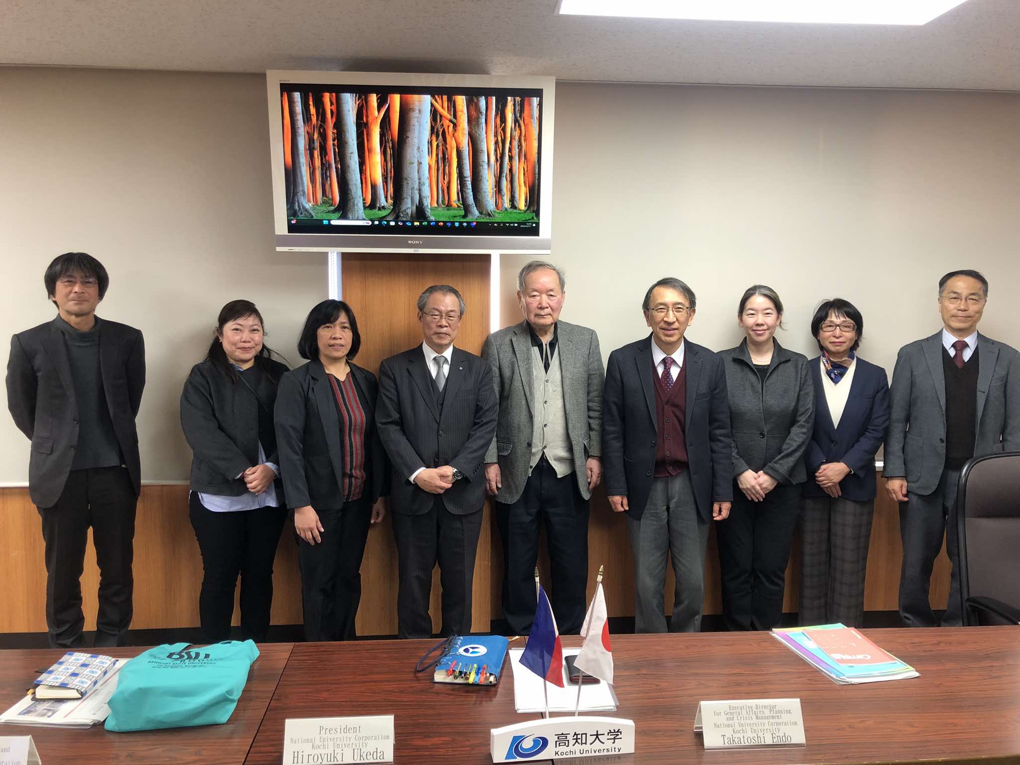 BSU Strengthens Ties with Kochi University, Japan