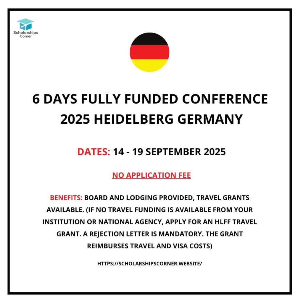6 days Fully Funded Conference in Heidelberg Germany