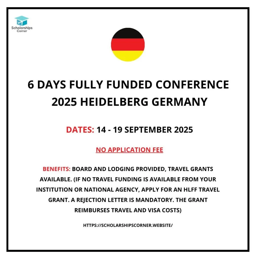 6 days Fully Funded Conference in Heidelberg, Germany