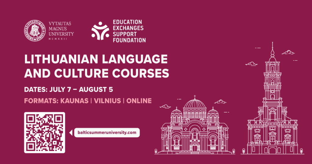 Lithuanian Language and Culture Summer Course – Scholarships Available