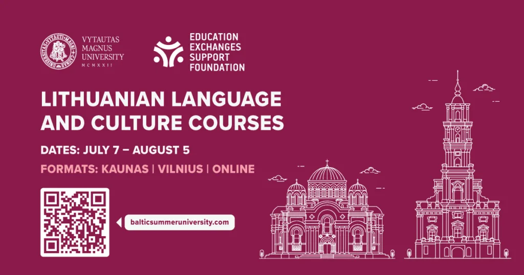 Lithuanian Language and Culture Summer Course – Scholarships Available