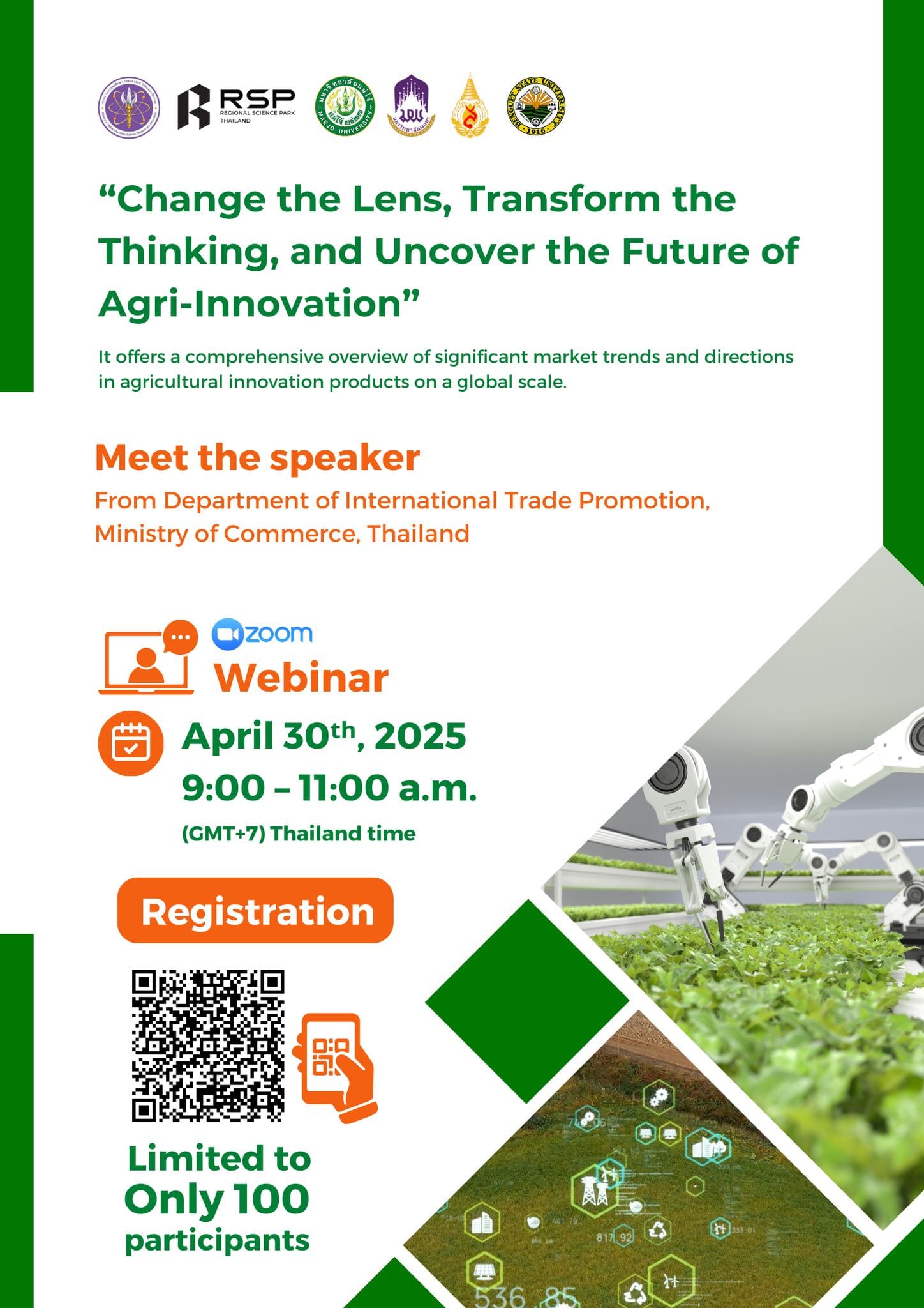 Change the Lens, Transform the Thinking, and Uncover the Future of Agri-Innovation – Register Now!