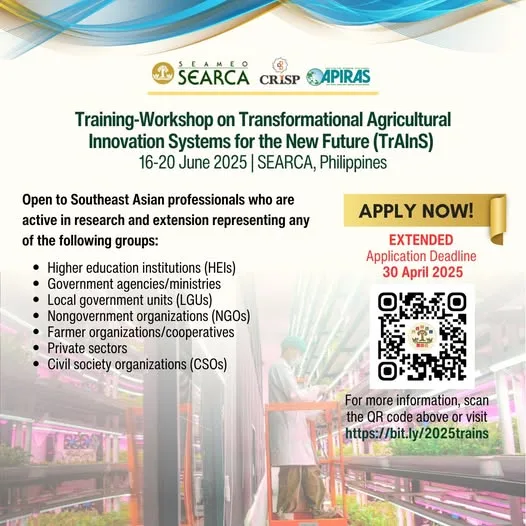 Join the TrAInS Journey Towards Transforming Agriculture for the New Future!