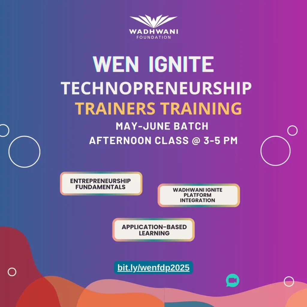 WEN Ignite Technopreneurship Trainers Training | Register Now!