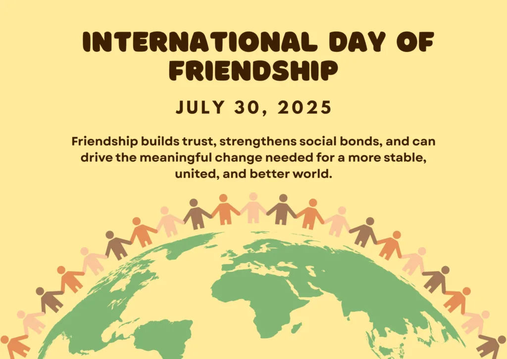 News and Events 70 🌿 International Day of Friendship