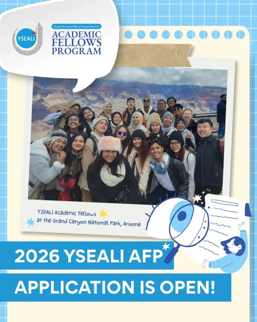 News and Events 387 Spring and Fall 2026 YSEALI Academic Fellows Program | Now Open!
