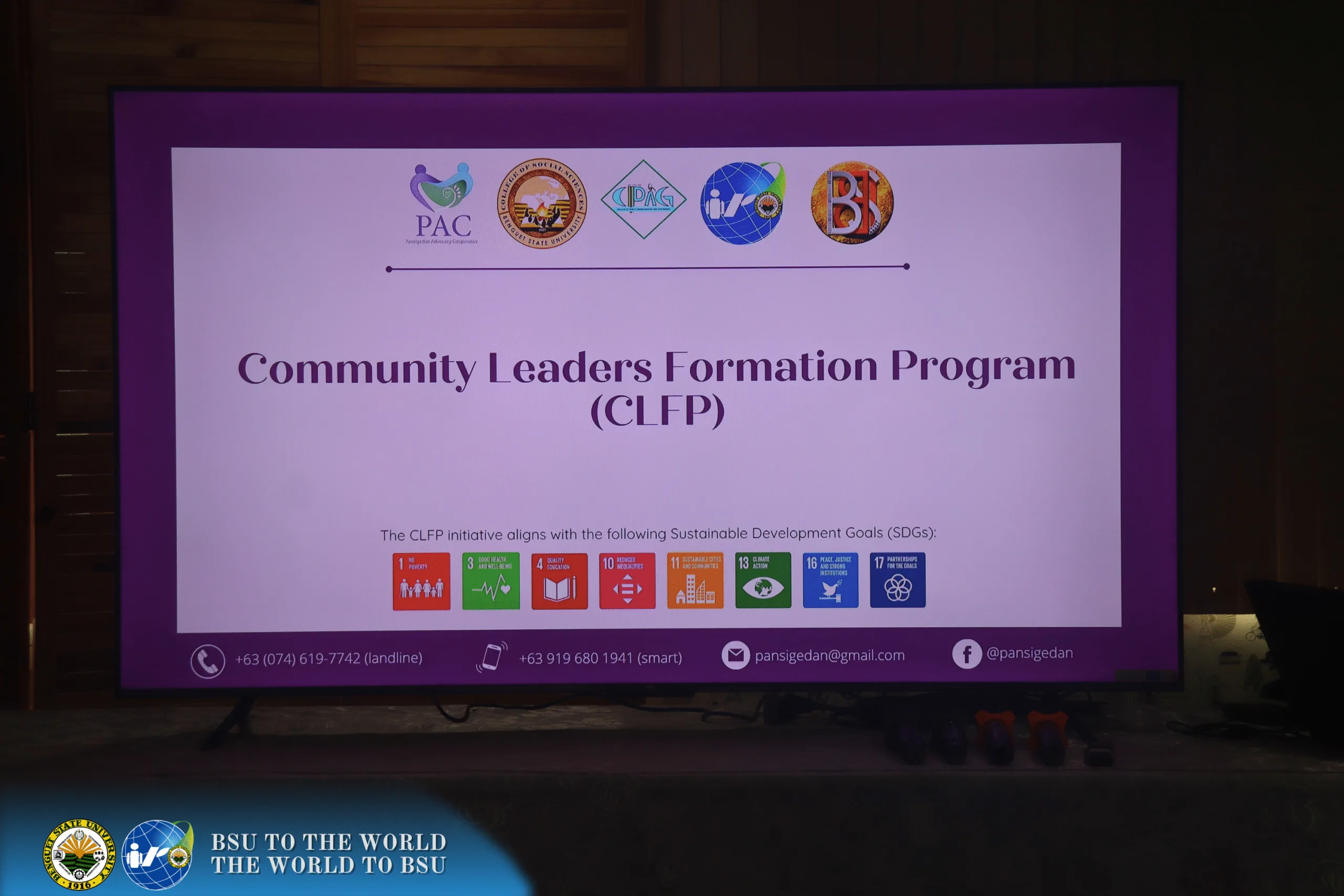 Committed! – BSU Continues Sustainability Literacy Program Through Community Leaders Formation