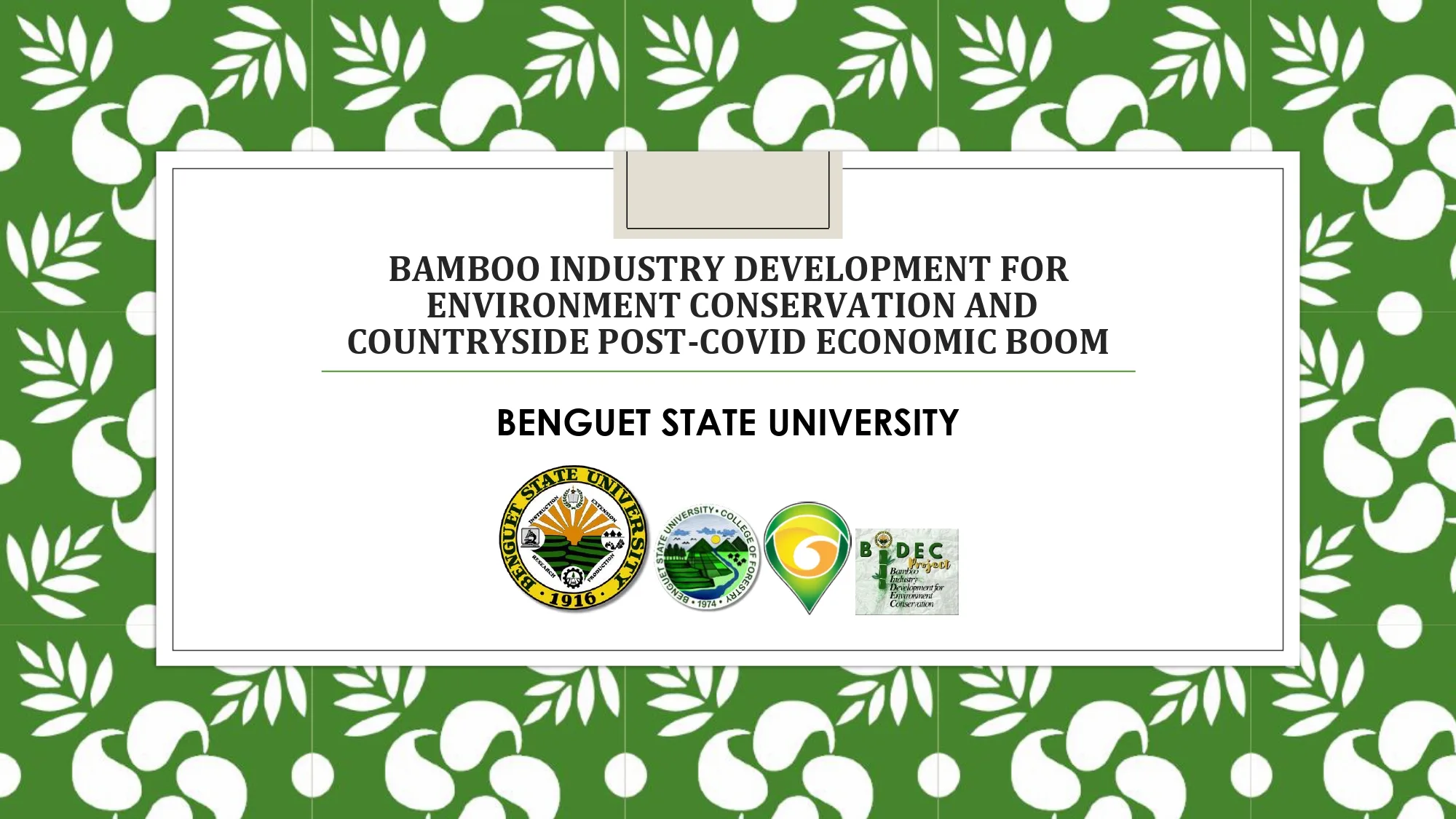 BSU Bamboo Presentation Accomplishment Report Year 2024 2025 Targets Final page 0001