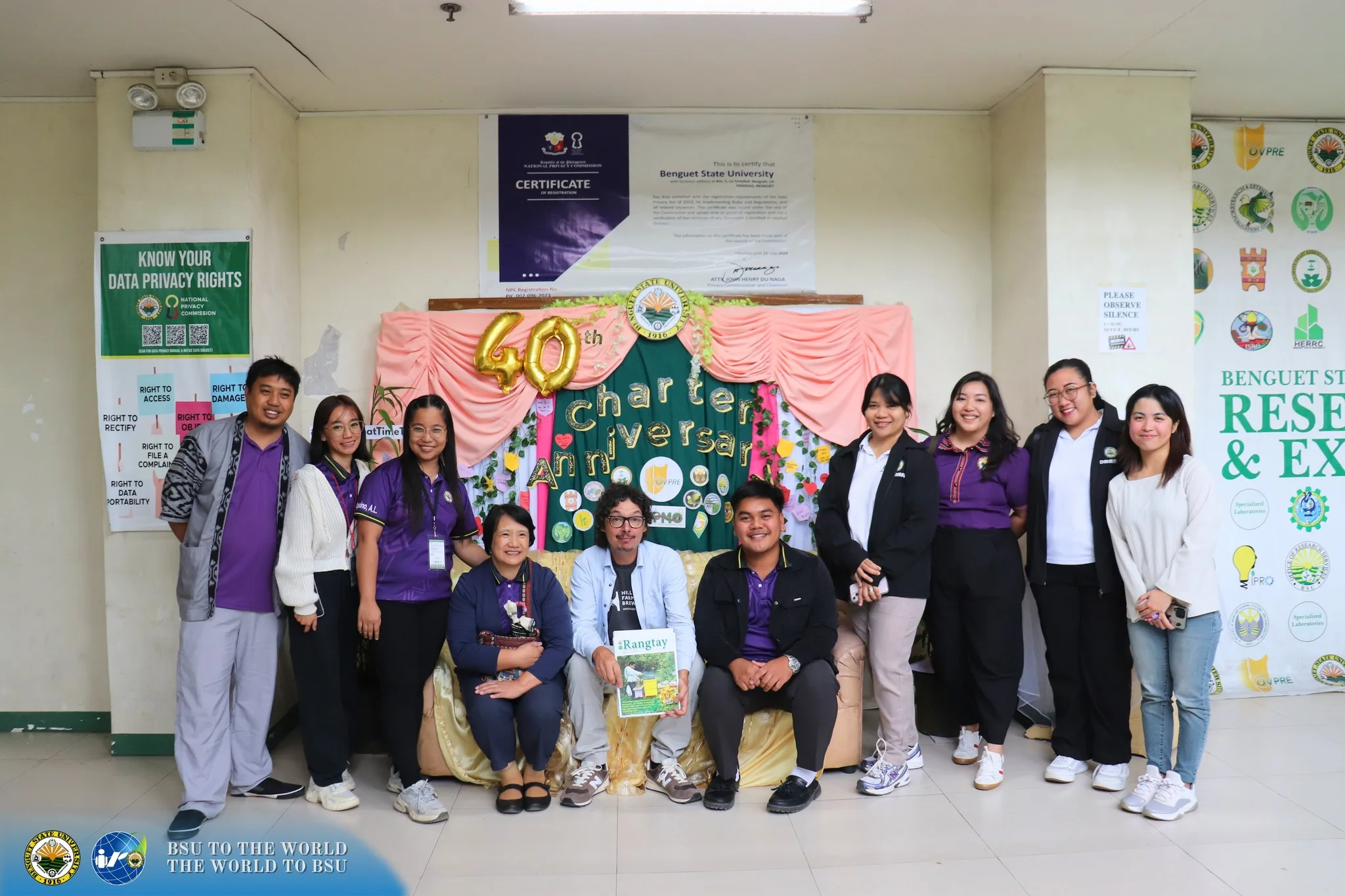 WARM WELCOME - Representative from Catalyste+ Canada and DMMMSU NARTDI 217 10 5