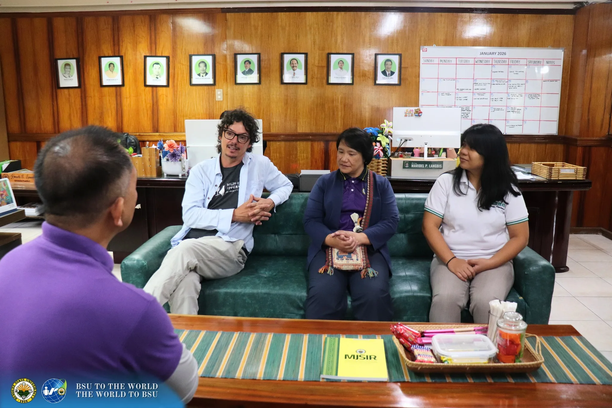 WARM WELCOME - Representative from Catalyste+ Canada and DMMMSU NARTDI 221 14 2