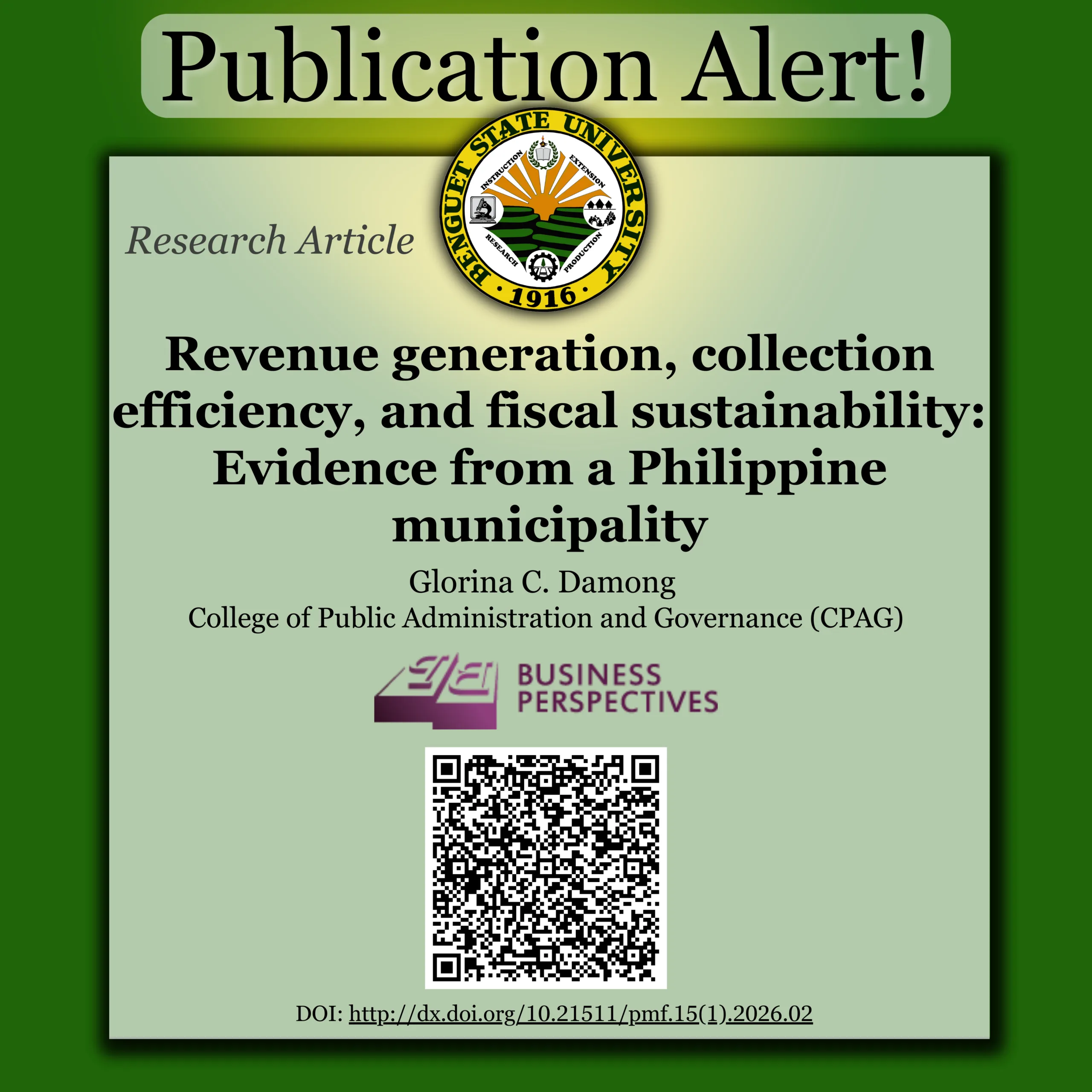 NEW PUBLICATION ALERT!: RESEARCH ARTICLE 199 PUBLICATION ALERT 1 scaled