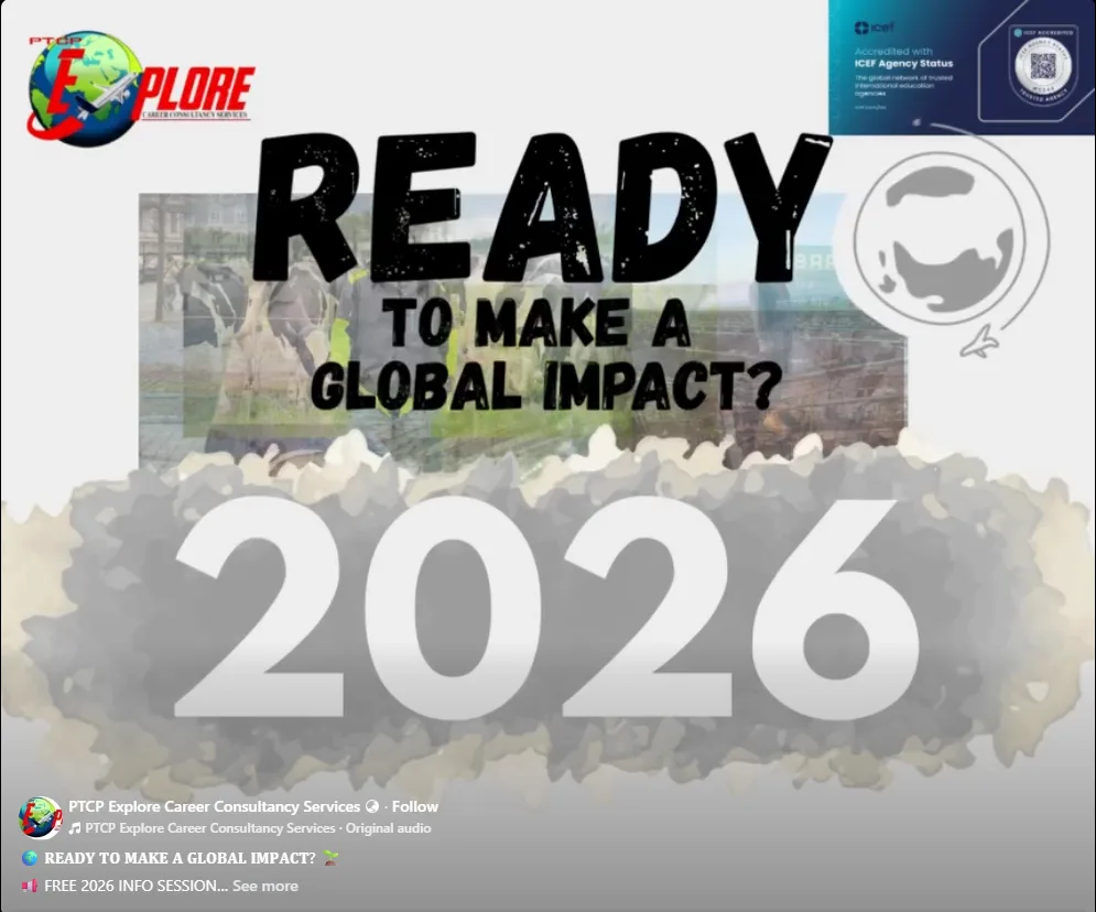 📢 FREE 2026 INFO SESSION (Face-to-Face Orientation)