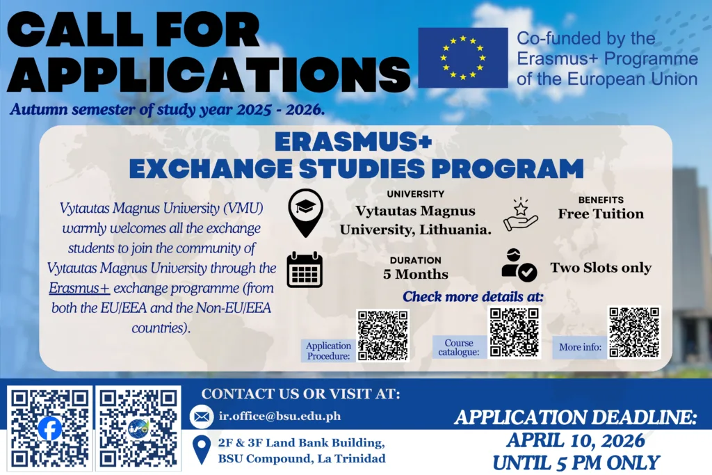 News and Events 46 CALL FOR APPLICATIONS – VYTAUTAS MAGNUS UNIVERSITY, LITHUANIA