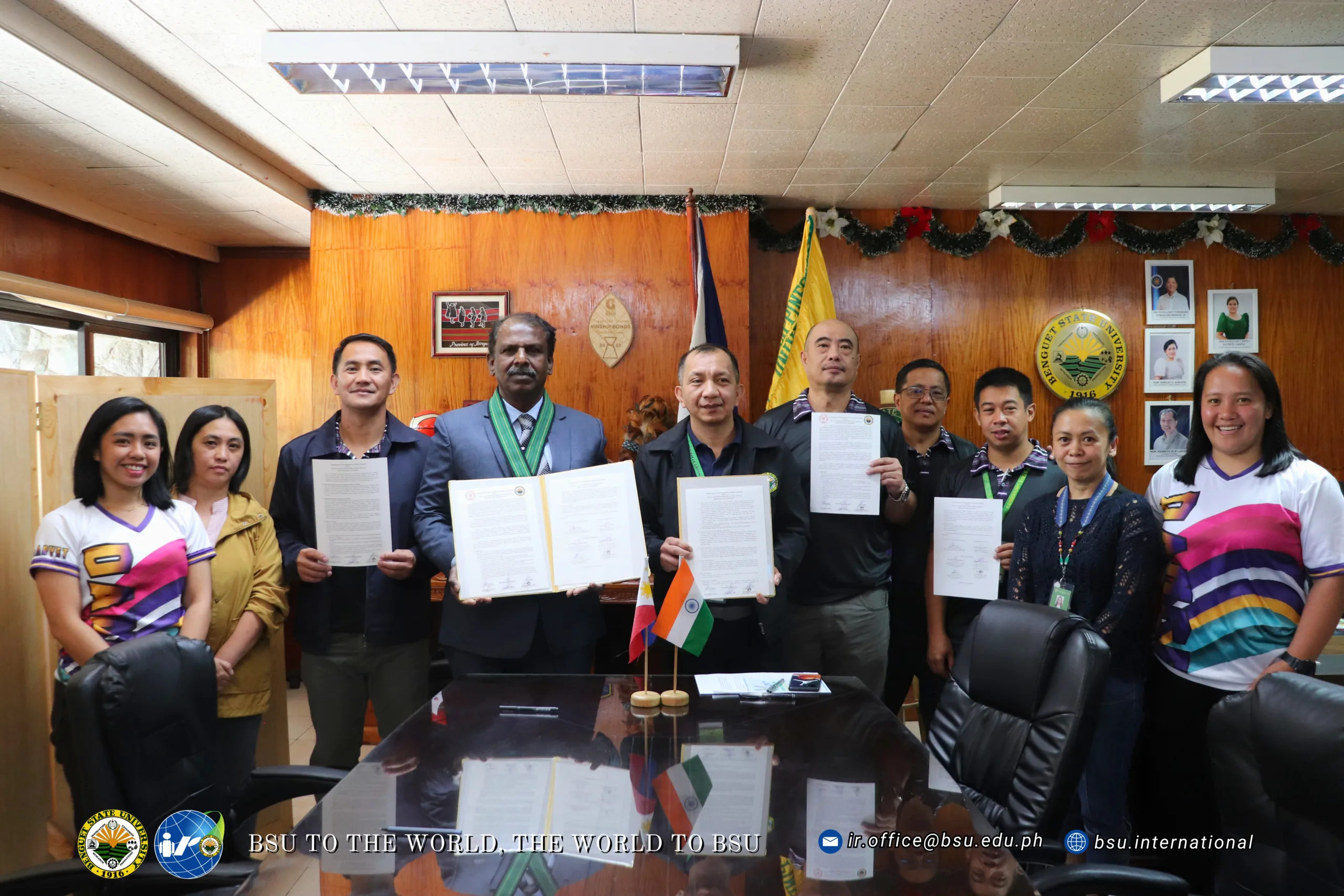 BSU Signs MOU with YMCA College of Physical Education, India