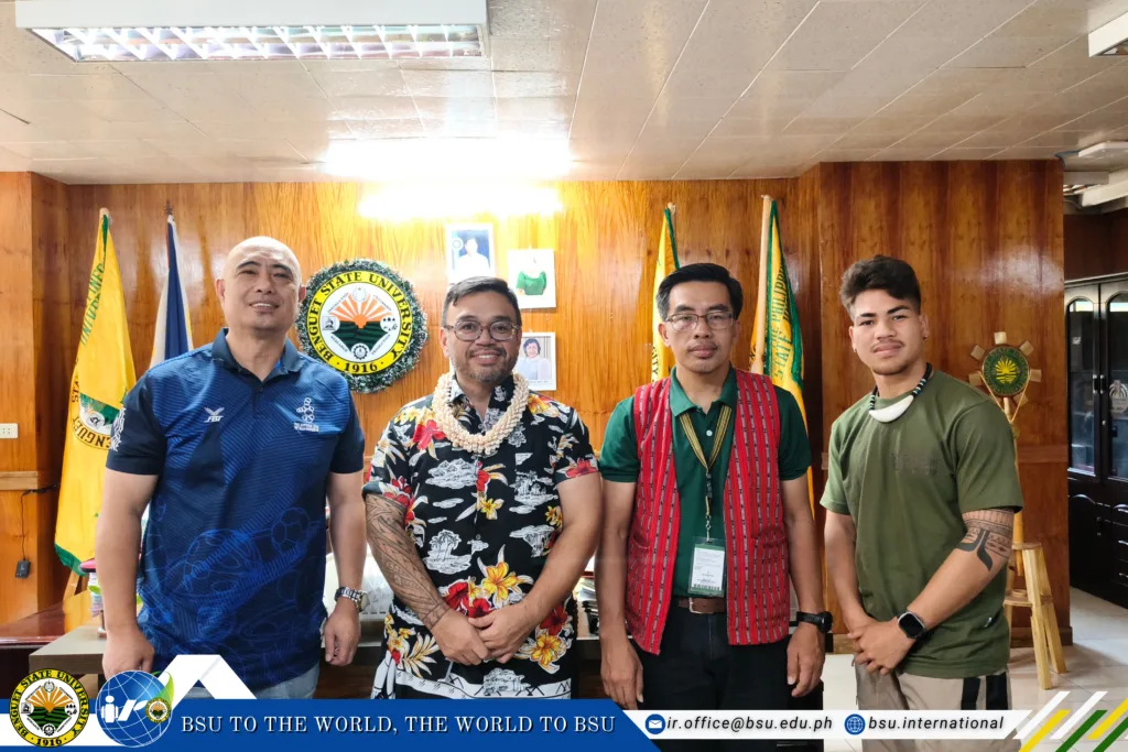 WARM WELCOME – Delegates from Guam Visit Benguet State University