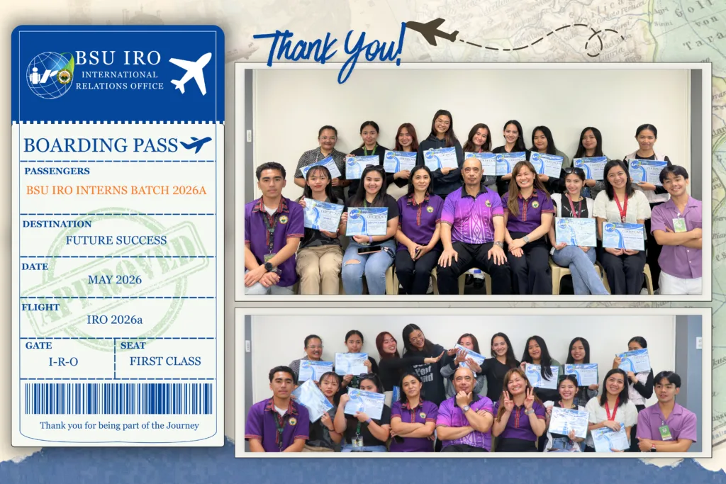 BON VOYAGE, IRO Interns!