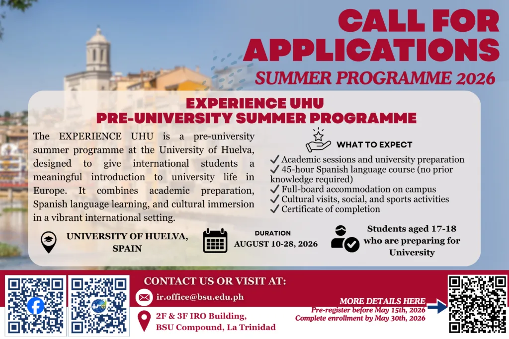 📢 Call for Applications: EXPERIENCE UHU Summer Programme 2026