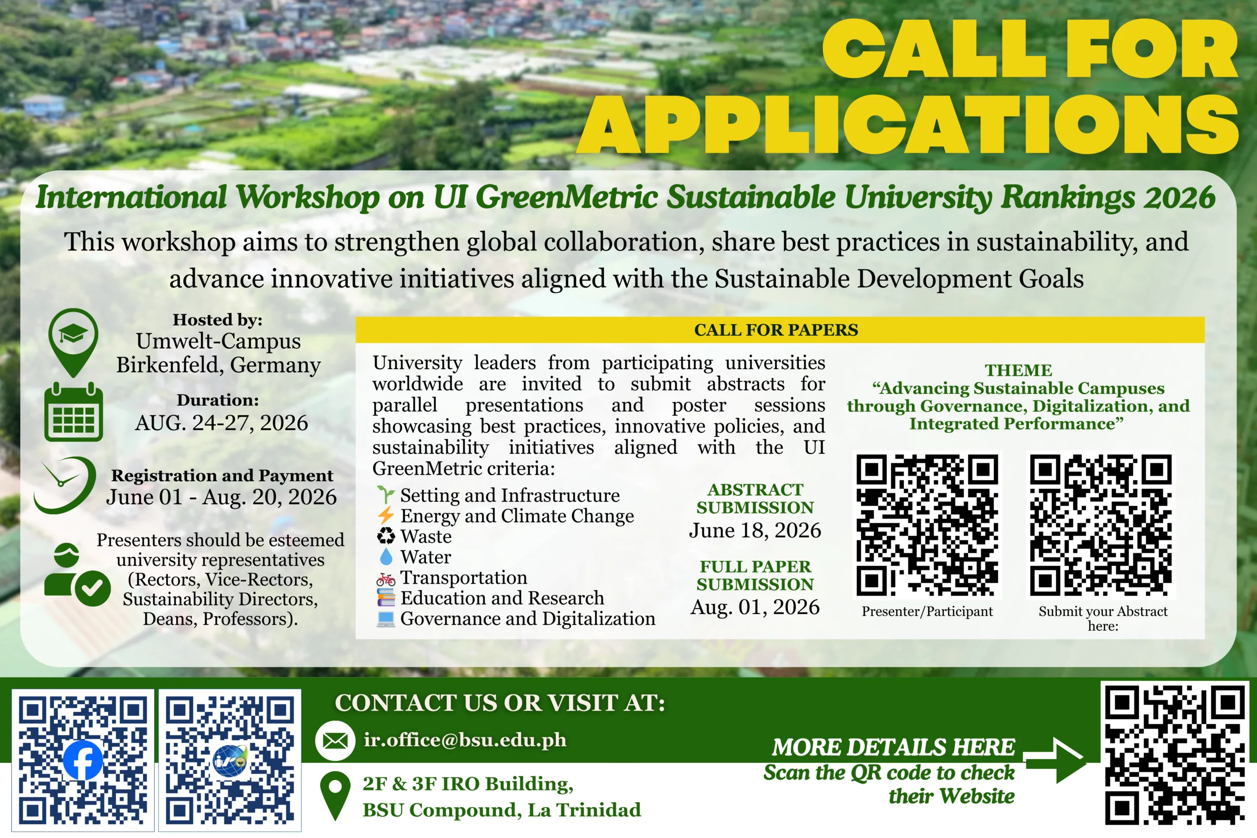 📢 CALL FOR APPLICATIONS – AAOU 2026 Inter-university Staff Exchange Fellowship