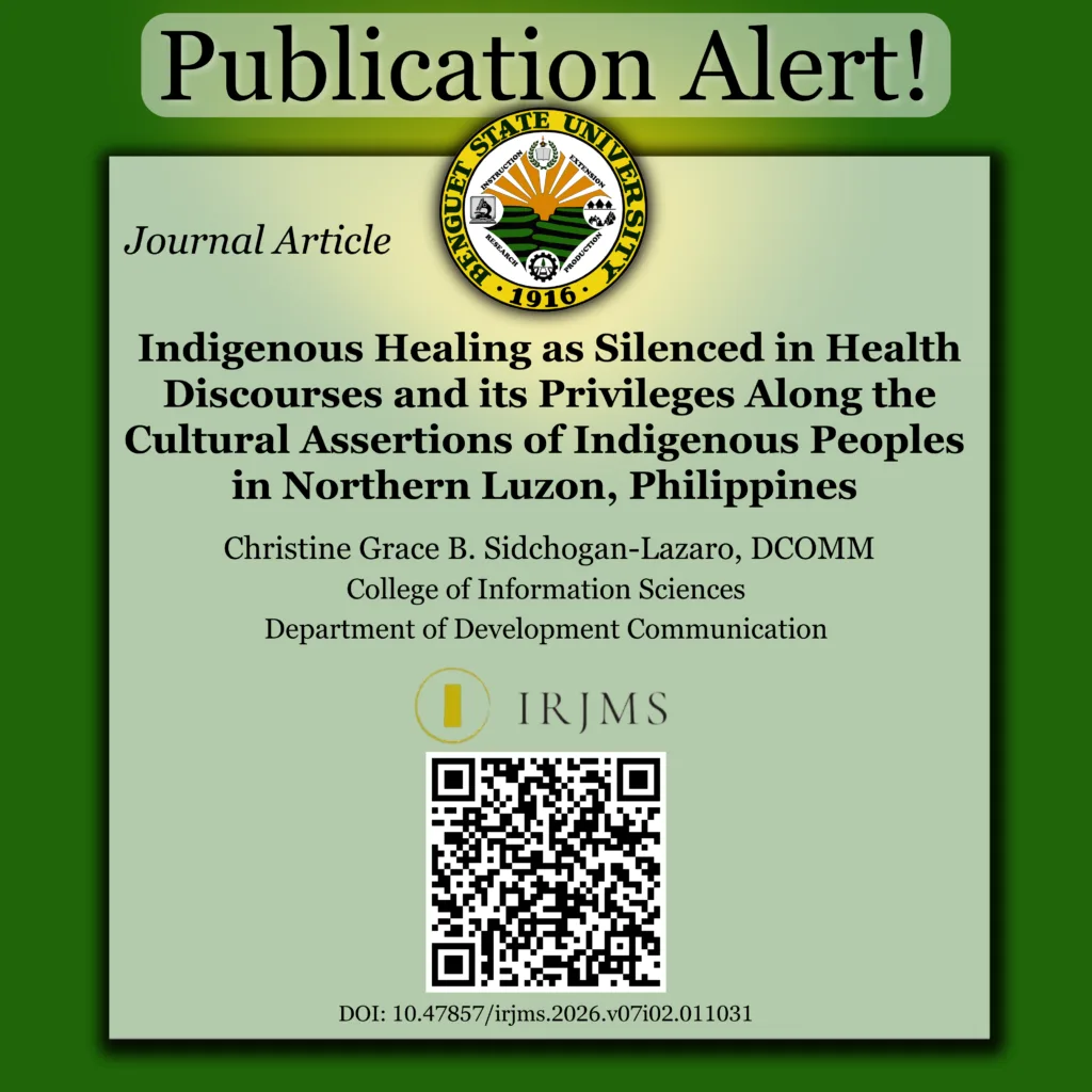 NEW PUBLICATION ALERT!: JOURNAL ARTICLE