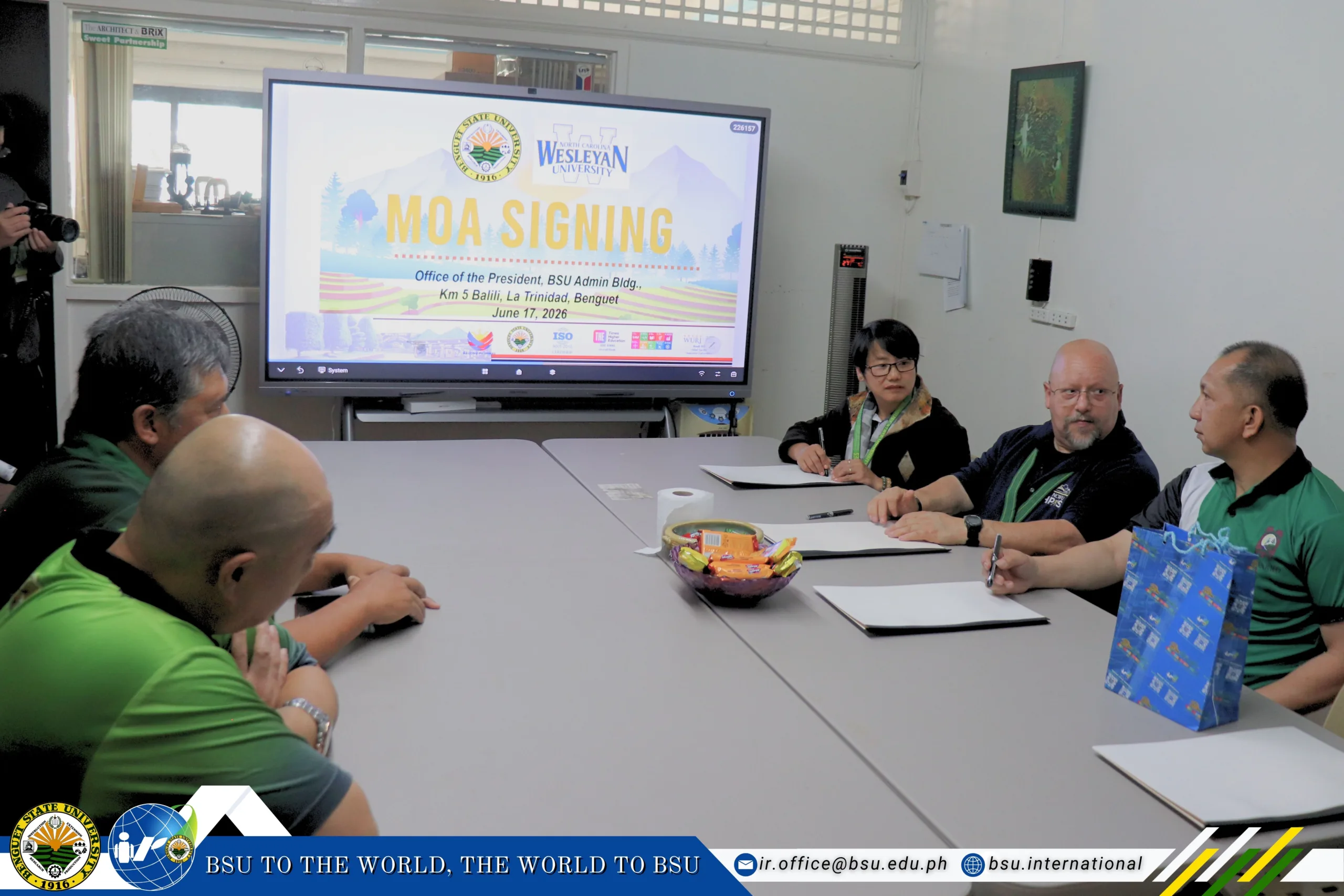 BSU and NCWU Forge International Partnership Through MOU Signing