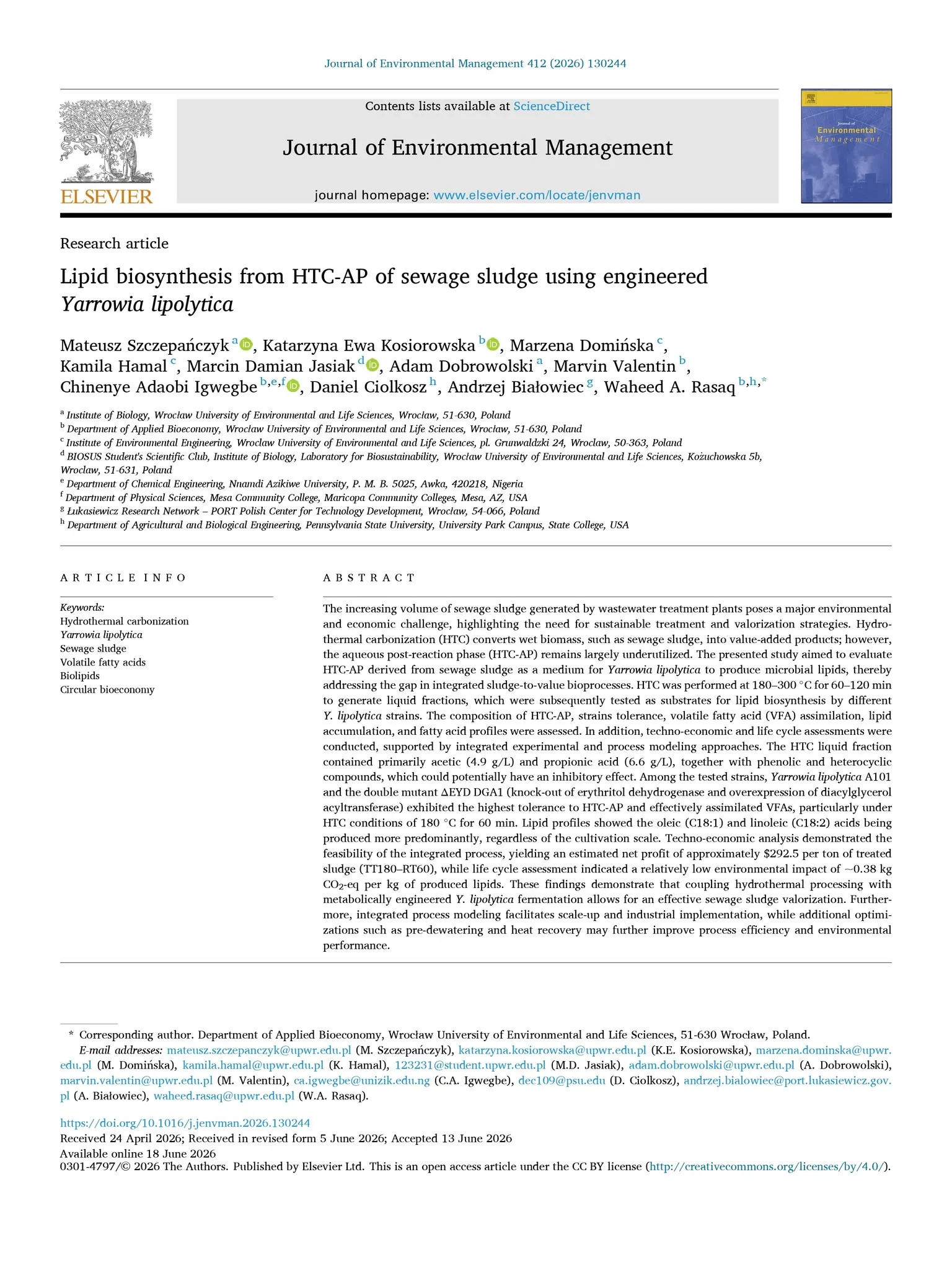 NEW PUBLICATION ALERT!: RESEARCH ARTICLE 13 NEW PUBLICATION ALERT!: RESEARCH ARTICLE