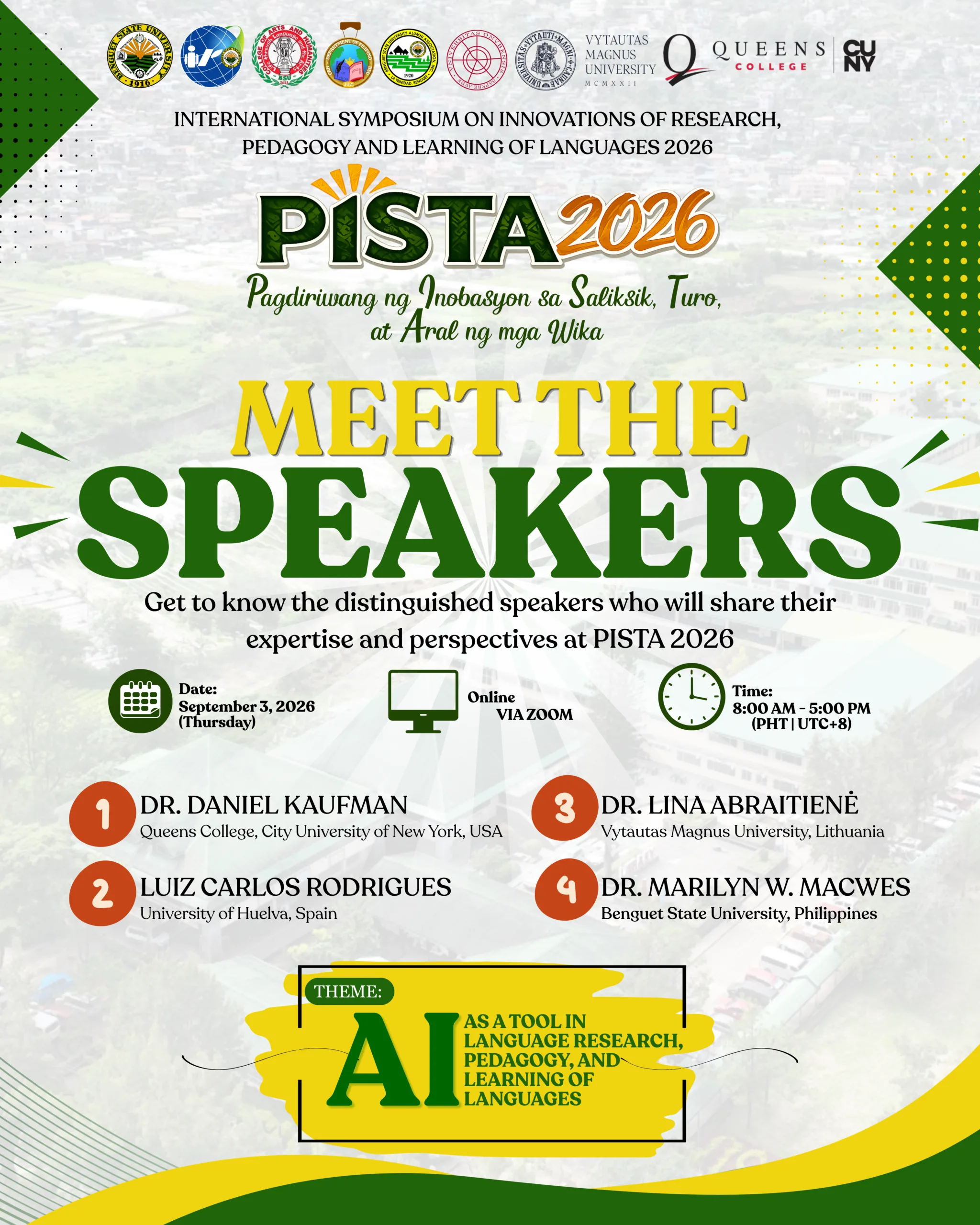 𝐌𝐄𝐄𝐓 𝐓𝐇𝐄 𝐒𝐏𝐄𝐀𝐊𝐄𝐑𝐒 𝐨𝐟 𝐏𝐈𝐒𝐓𝐀 𝟐𝟎𝟐𝟔!