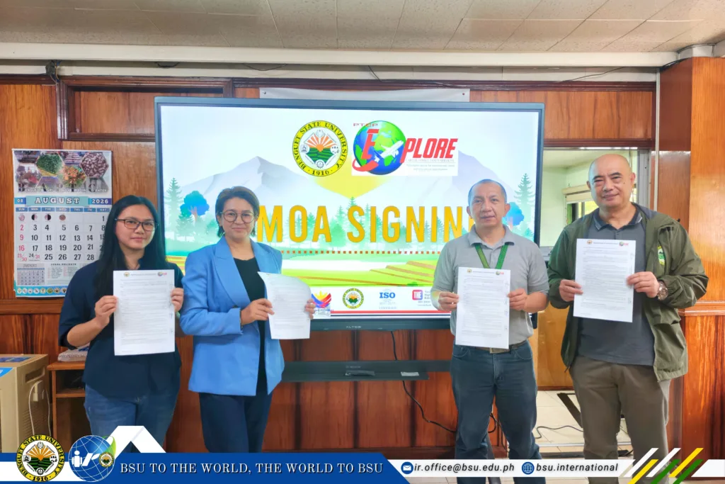News and Events 52 𝐍𝐄𝐖 𝐏𝐀𝐑𝐓𝐍𝐄𝐑𝐒𝐇𝐈𝐏: BSU and PTCP ECCS Forge Partnership for International Education and Career Opportunities through MOU Signing