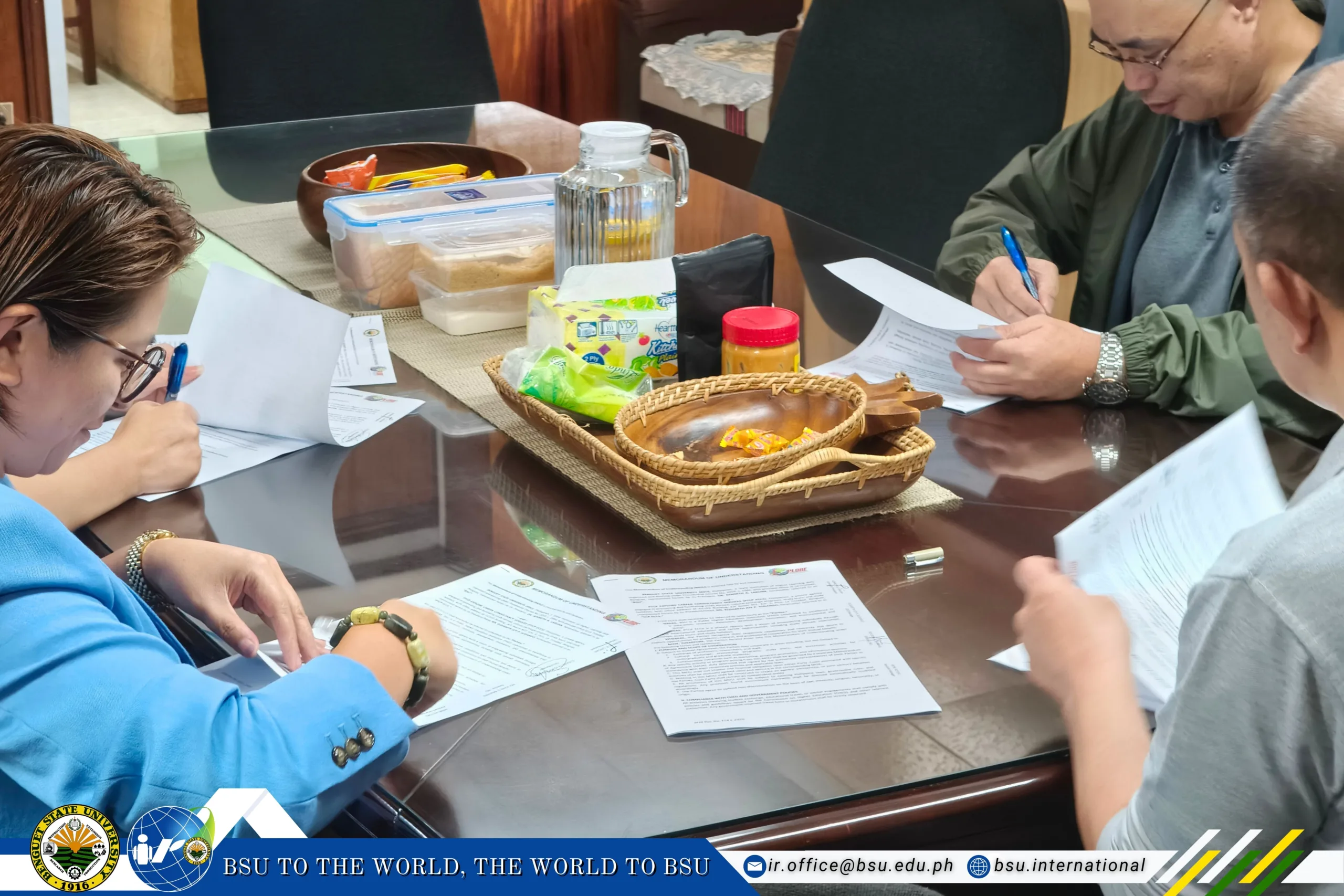 𝐍𝐄𝐖 𝐏𝐀𝐑𝐓𝐍𝐄𝐑𝐒𝐇𝐈𝐏: BSU and PTCP ECCS Forge Partnership for International Education and Career Opportunities through MOU Signing