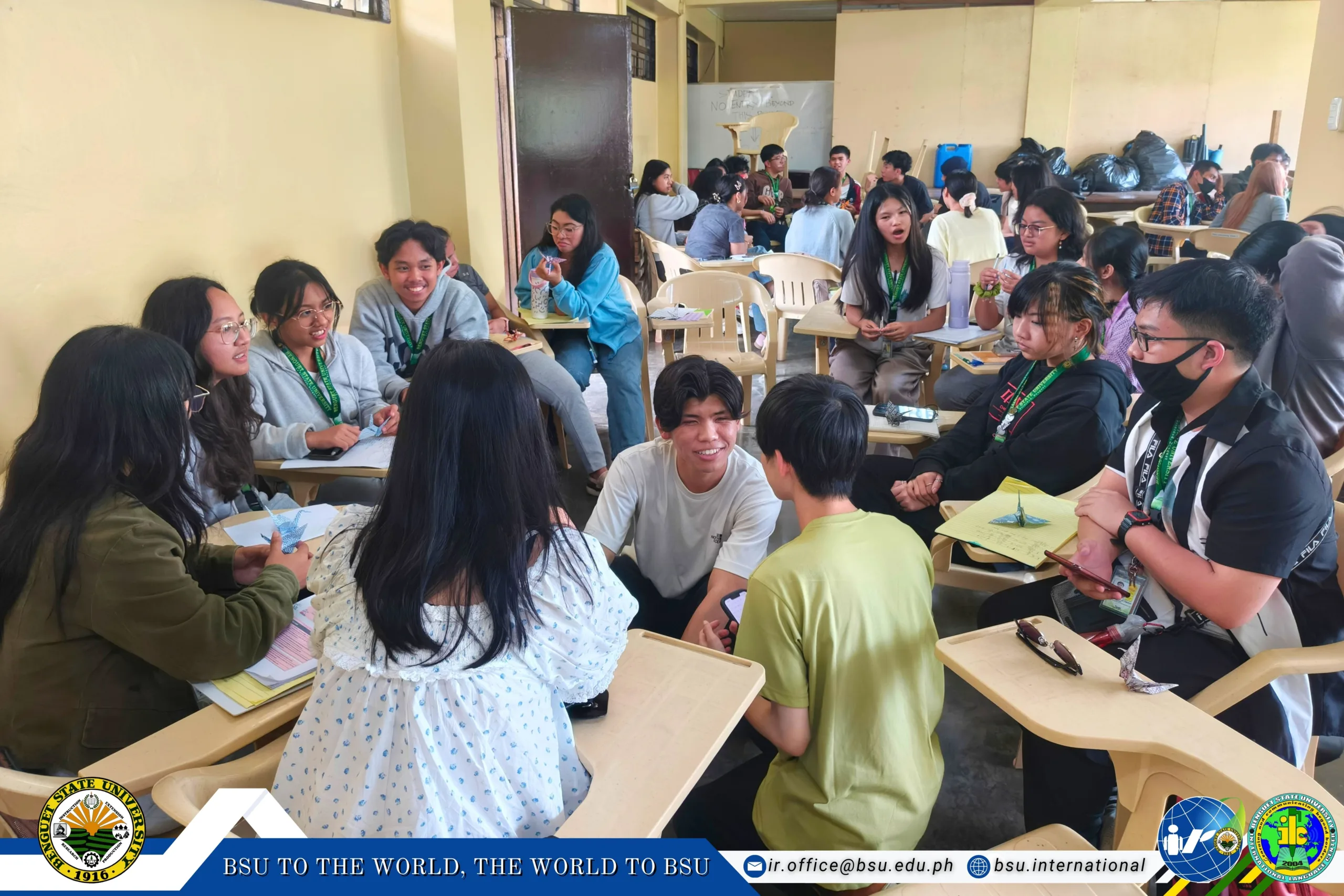 Kyutech Delegates engage in Classroom Immersion with BSU Students (2/2)