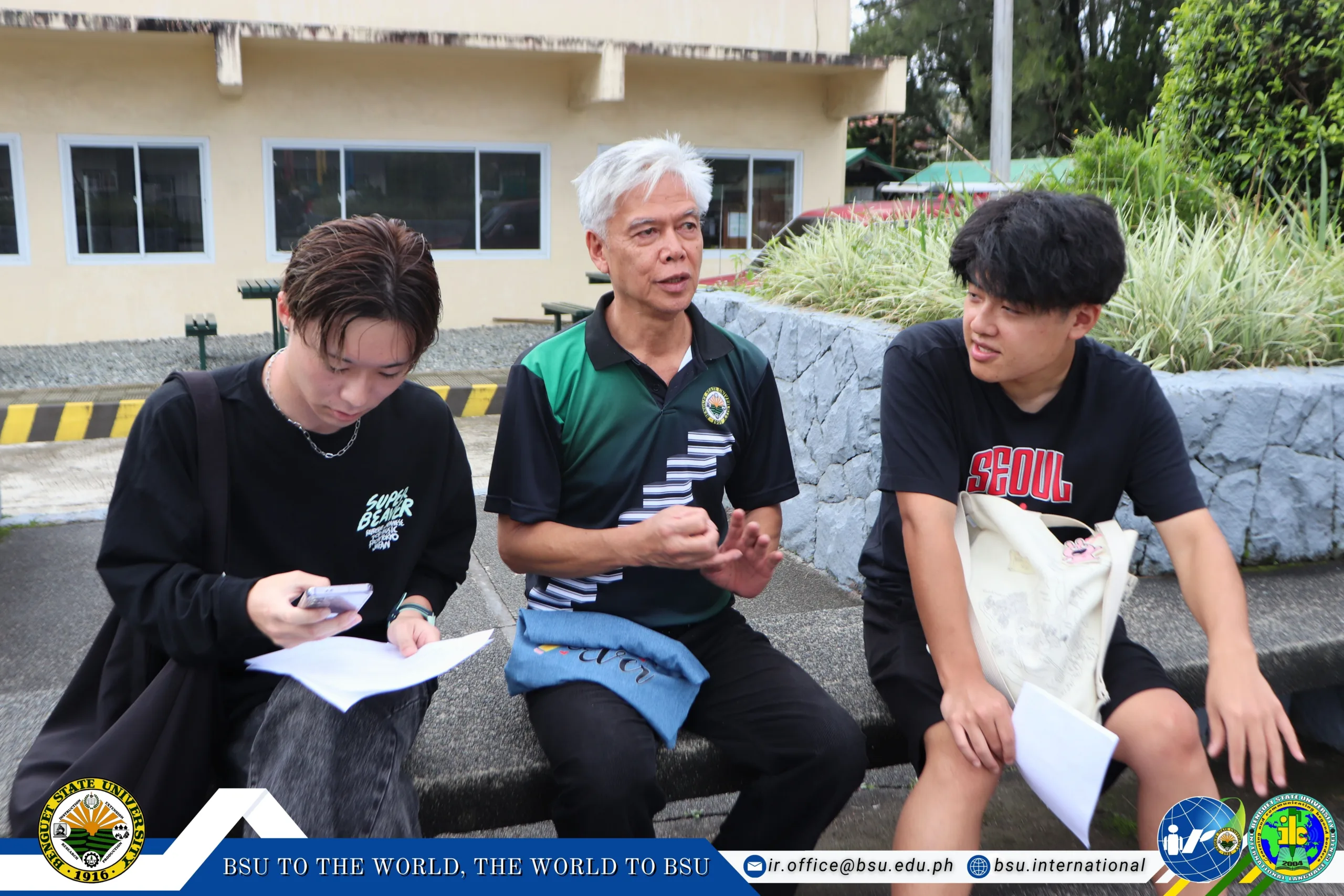 Kyutech Delegates Interact with the BSU Community