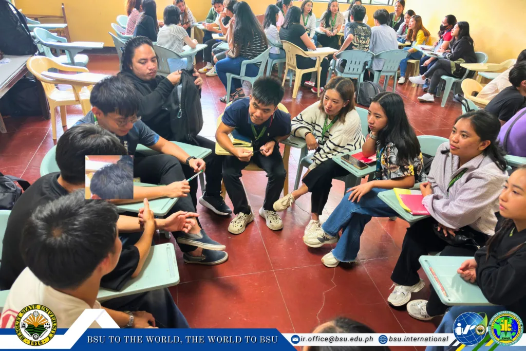 Kyutech Delegates engage in Classroom Immersion with BSU Students (1/2)